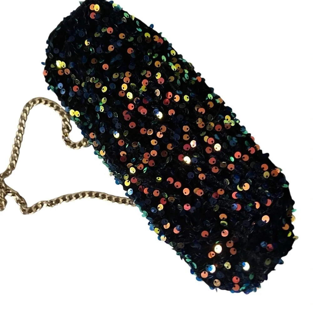 Maeve The Frankie Mini Clutch in Velvet Sequin Edition NWT